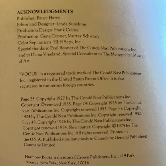 Used Vintage Soft Cover Vogue Poster Book - Picture 3 of 11